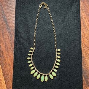 Light Green and Gold Necklace